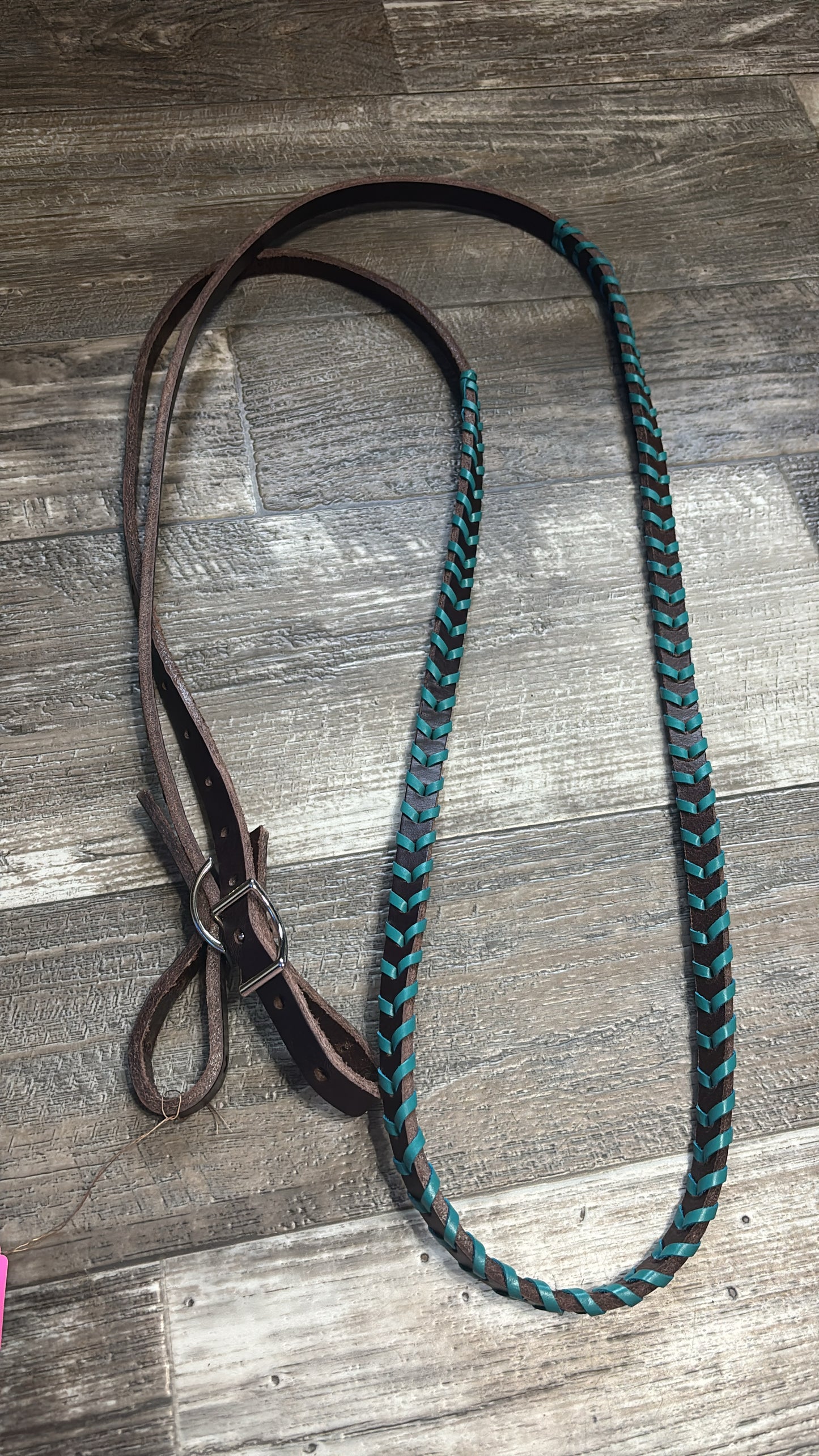 Laced barrel reins 7ft 2” at longest 1/2” wide
