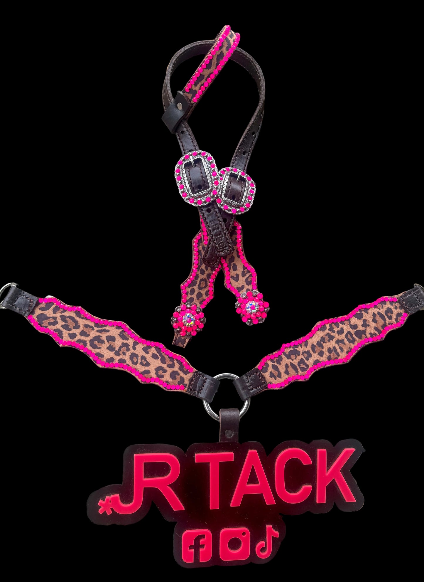 Cheetah Pink Mini Pony Tack Set