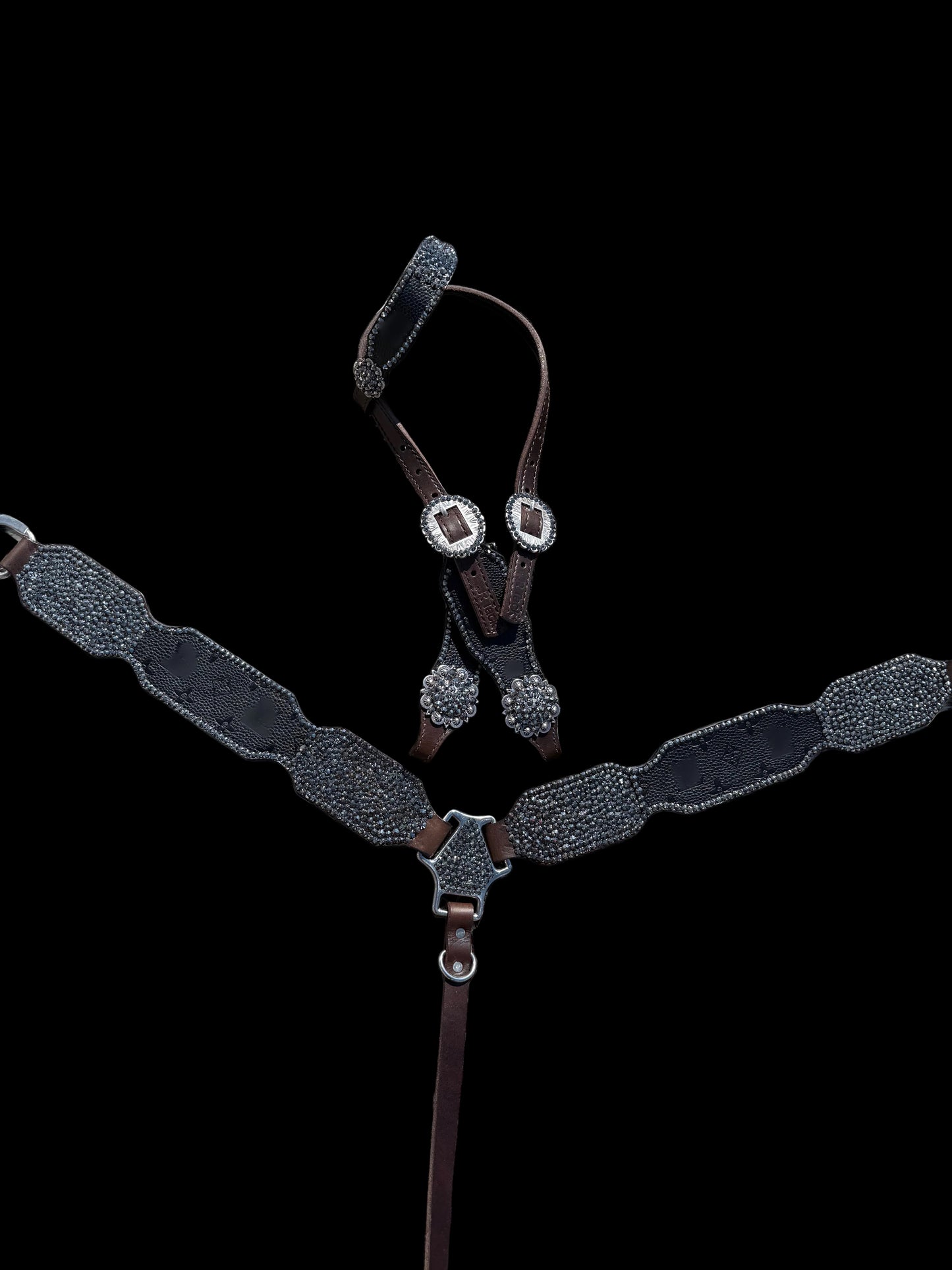 IN STOCK RTS Black and Boujee Premium Tack Set