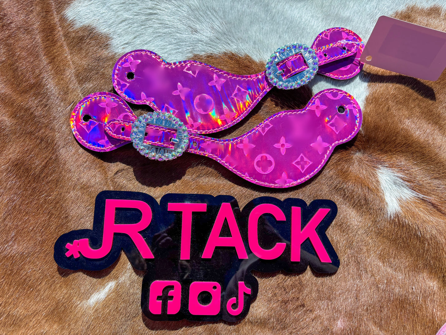 Boujee Pink Spur Straps