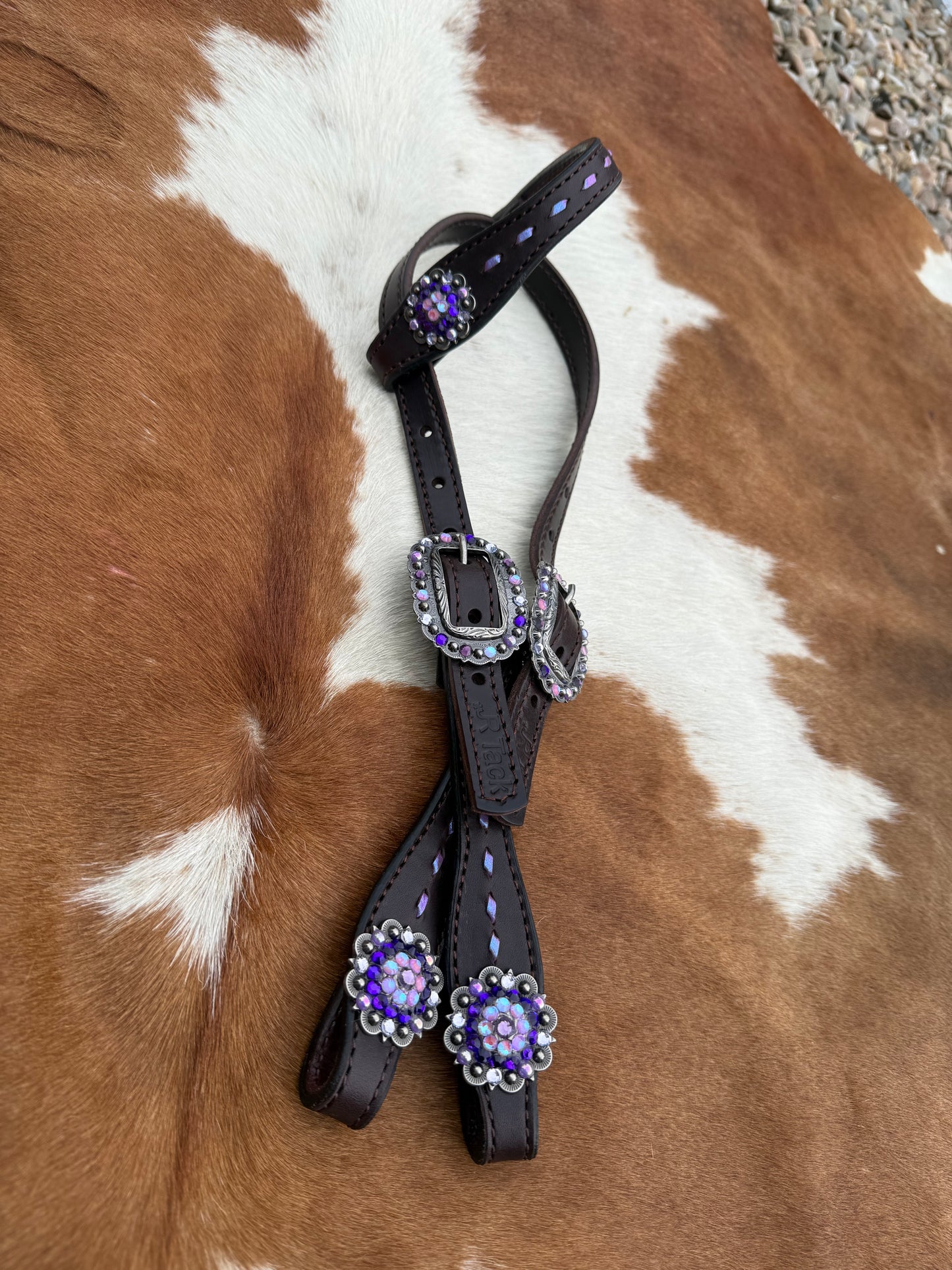 Colorshift Buckstitch Headstall