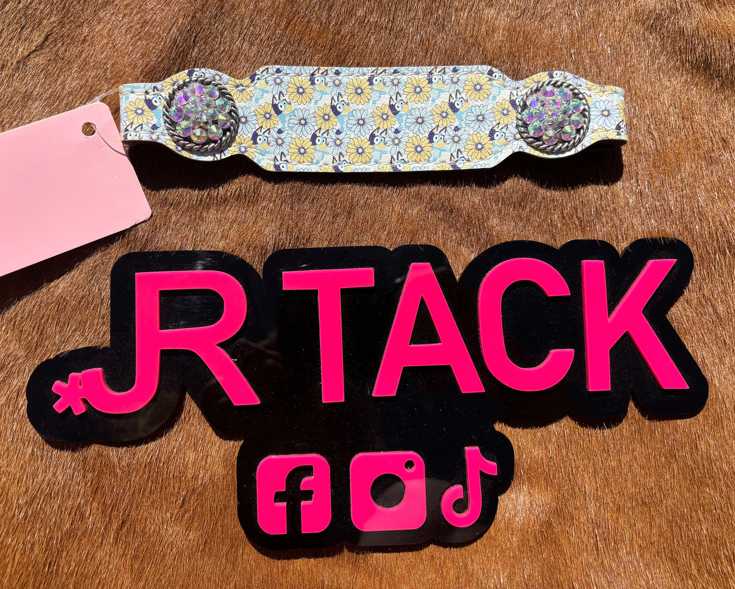 Pony Sized Noseband for Halter Cartoon Dog