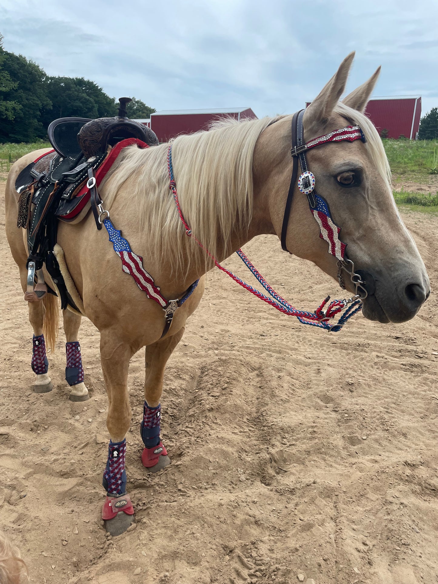 Used Flag Full Bling