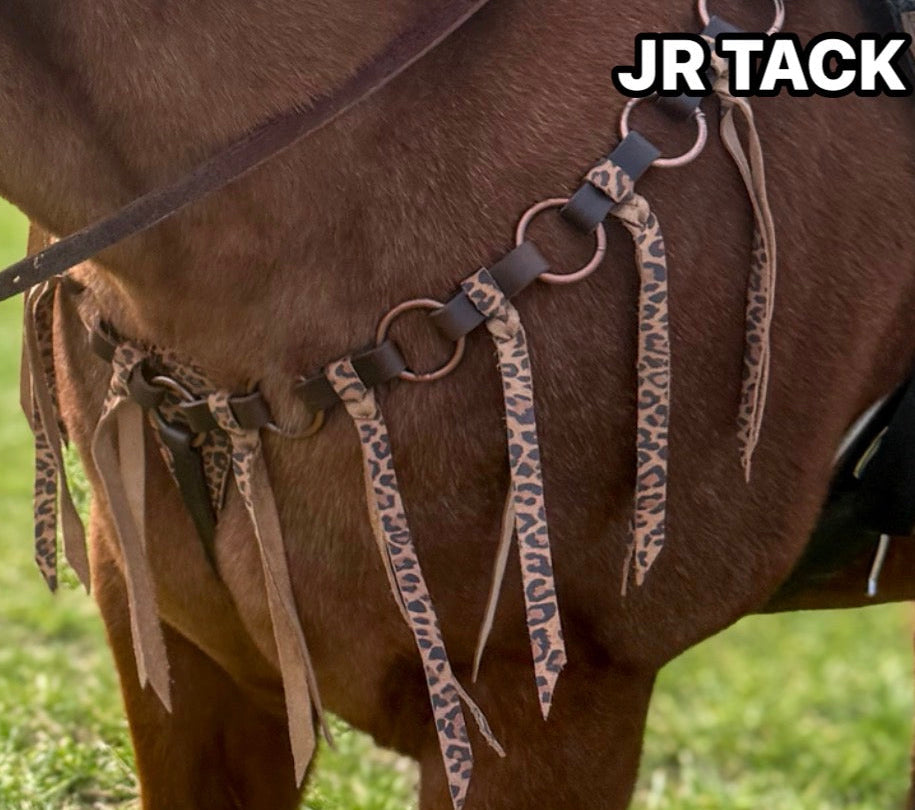 Cheetah Ring Breast Collar Made To Order