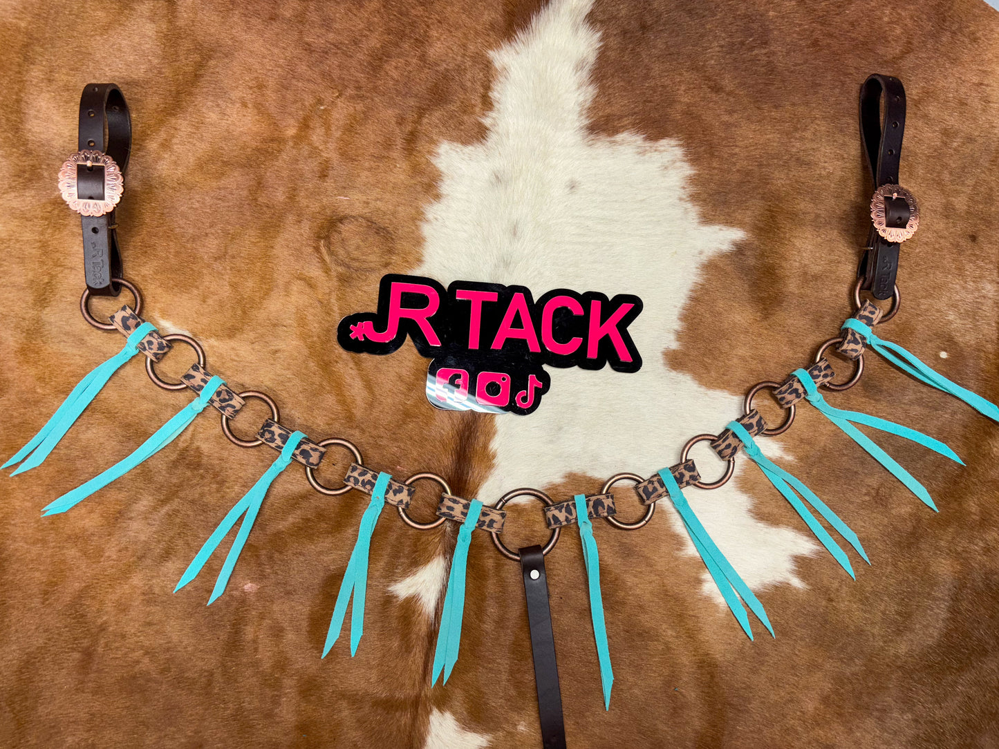 Ring Breast Collar with Fringe