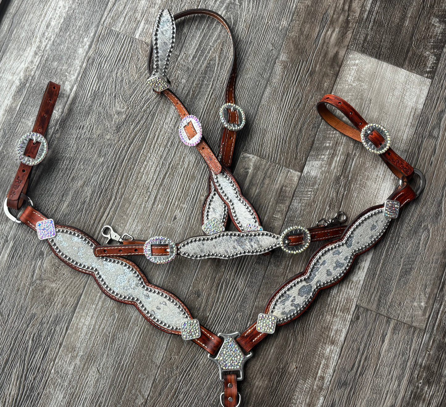 Acid Wash Cowhide (Made to Order)