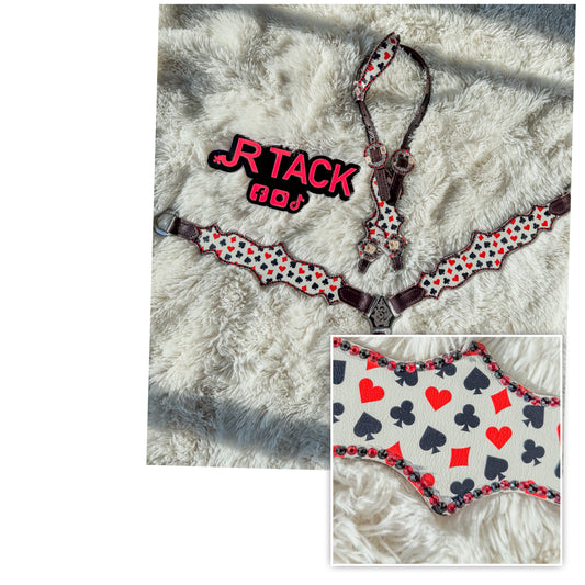 Card Suite Gambler Economy Line Tack Set