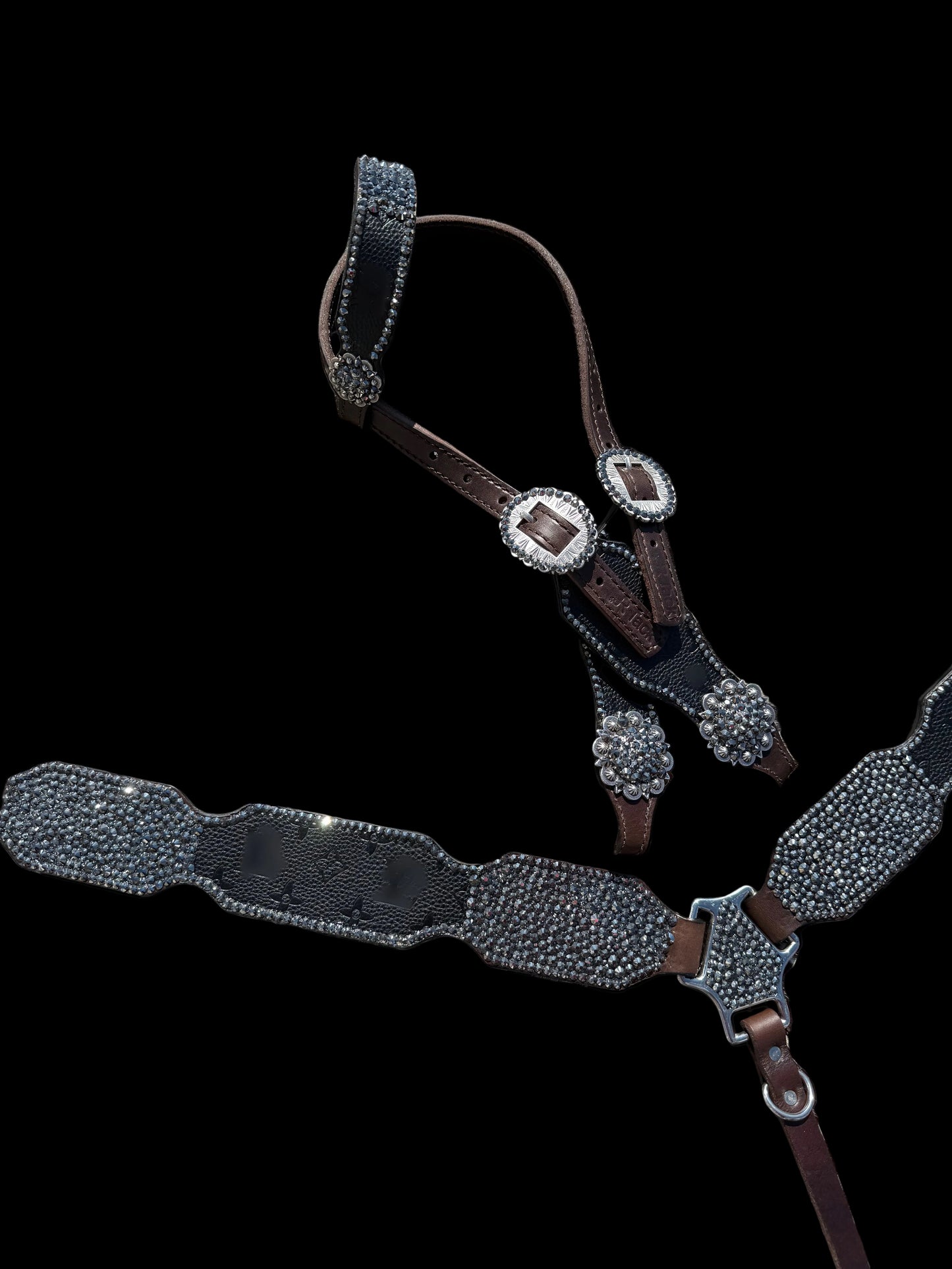 IN STOCK RTS Black and Boujee Premium Tack Set