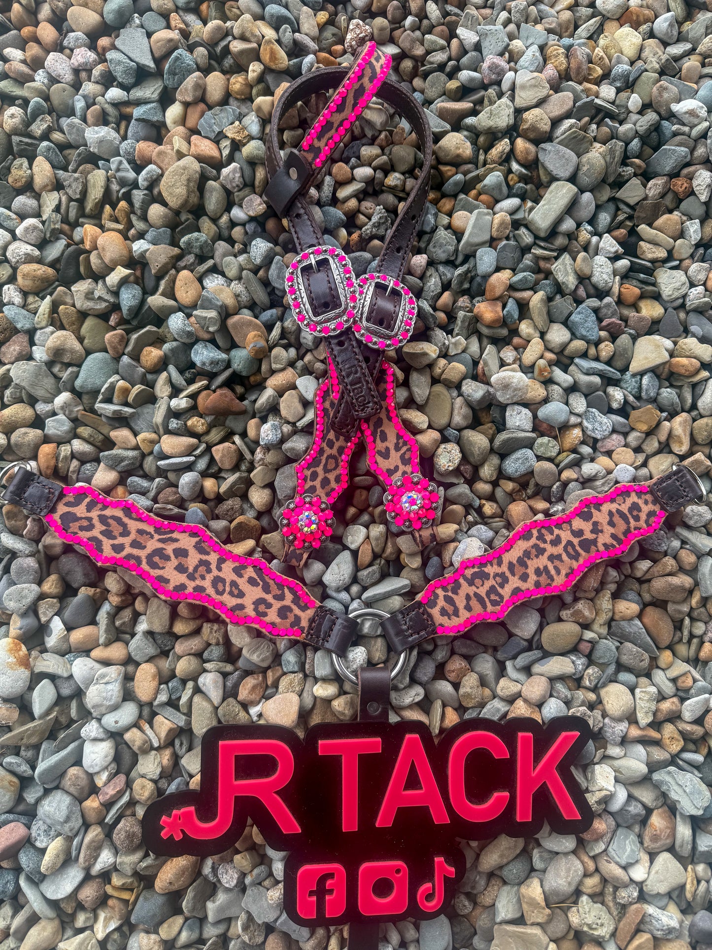 Cheetah Pink Mini Pony Tack Set