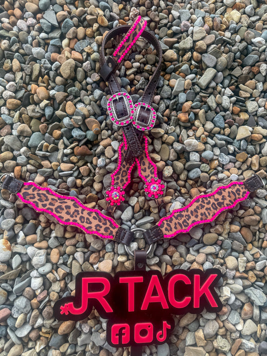 Cheetah Pink Mini Pony Tack Set