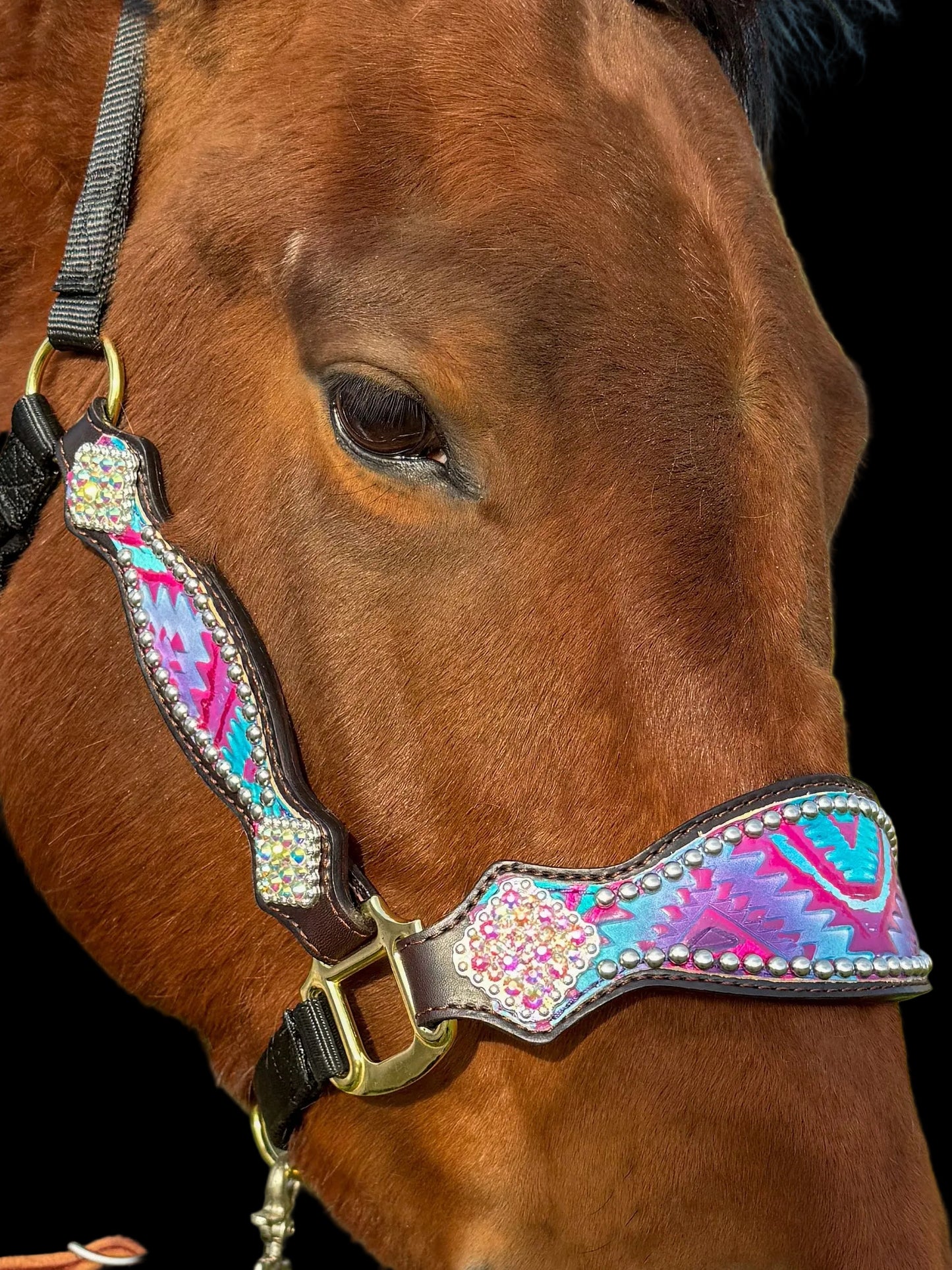 Cotton Candy Aztec Halter