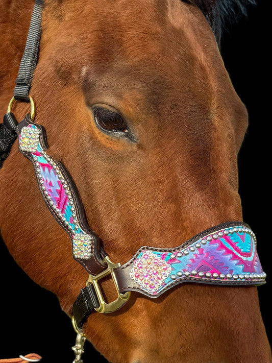 Cotton Candy Aztec Halter