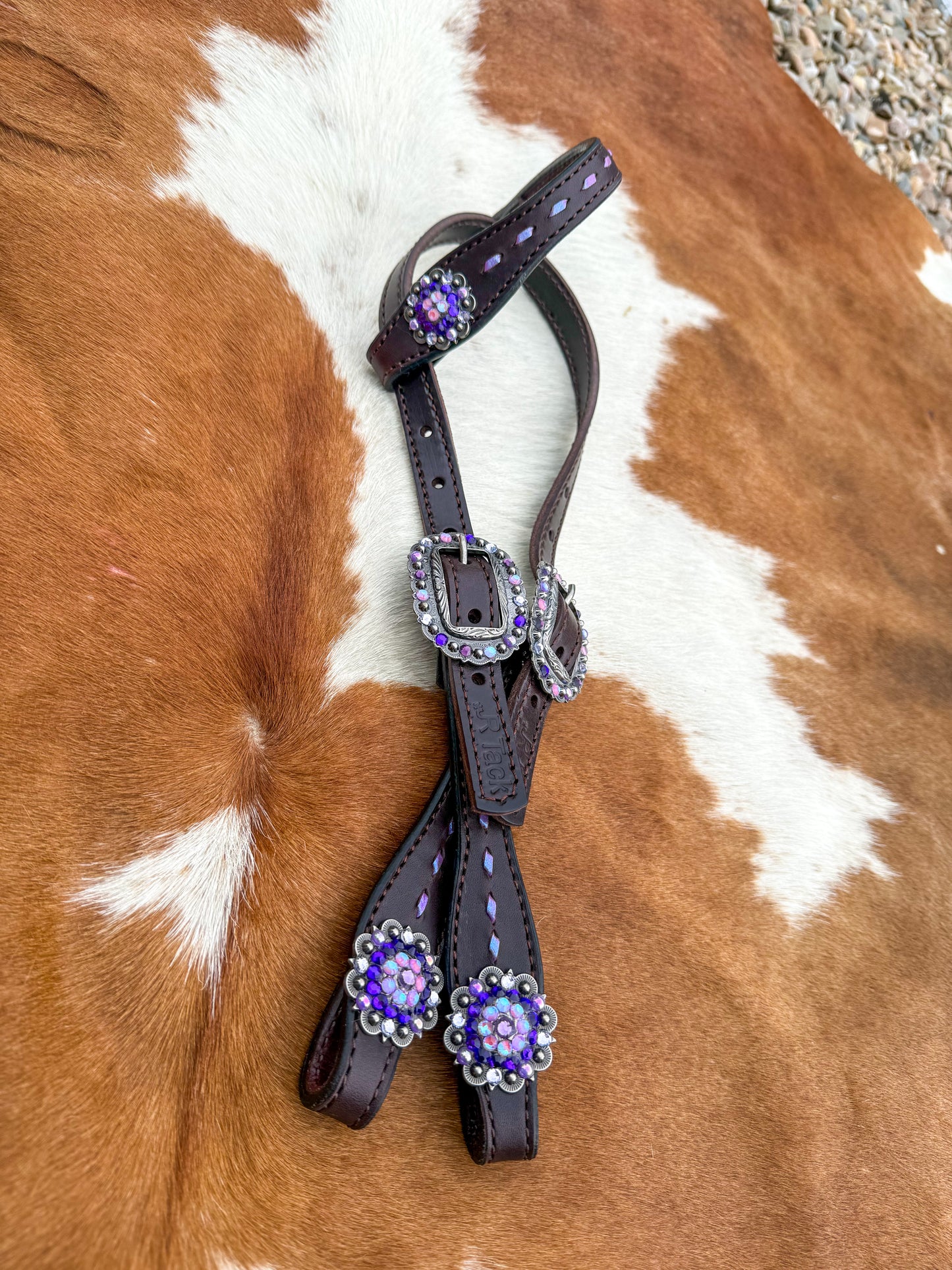 Colorshift Buckstitch Headstall
