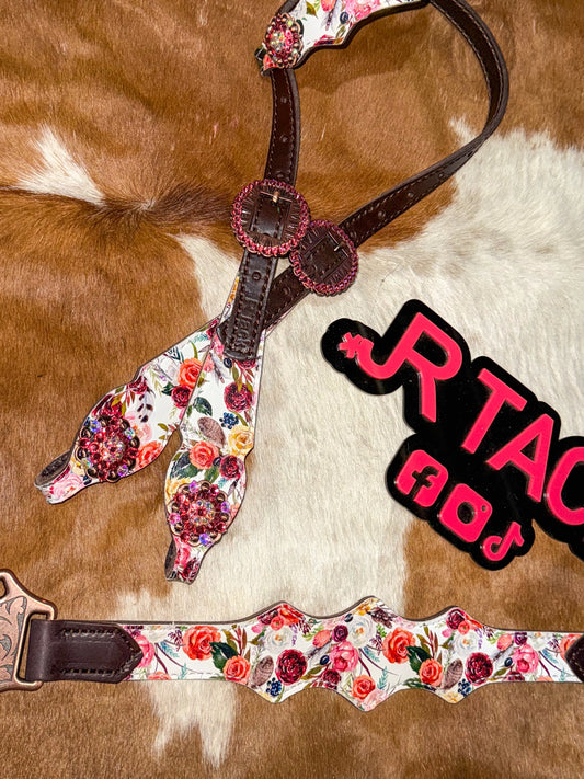 Boho Floral Economy Tack Set