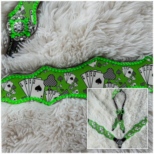 Green Gambler Economy Line Tack Set