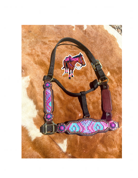 Cotton Candy Aztec Copper Halter