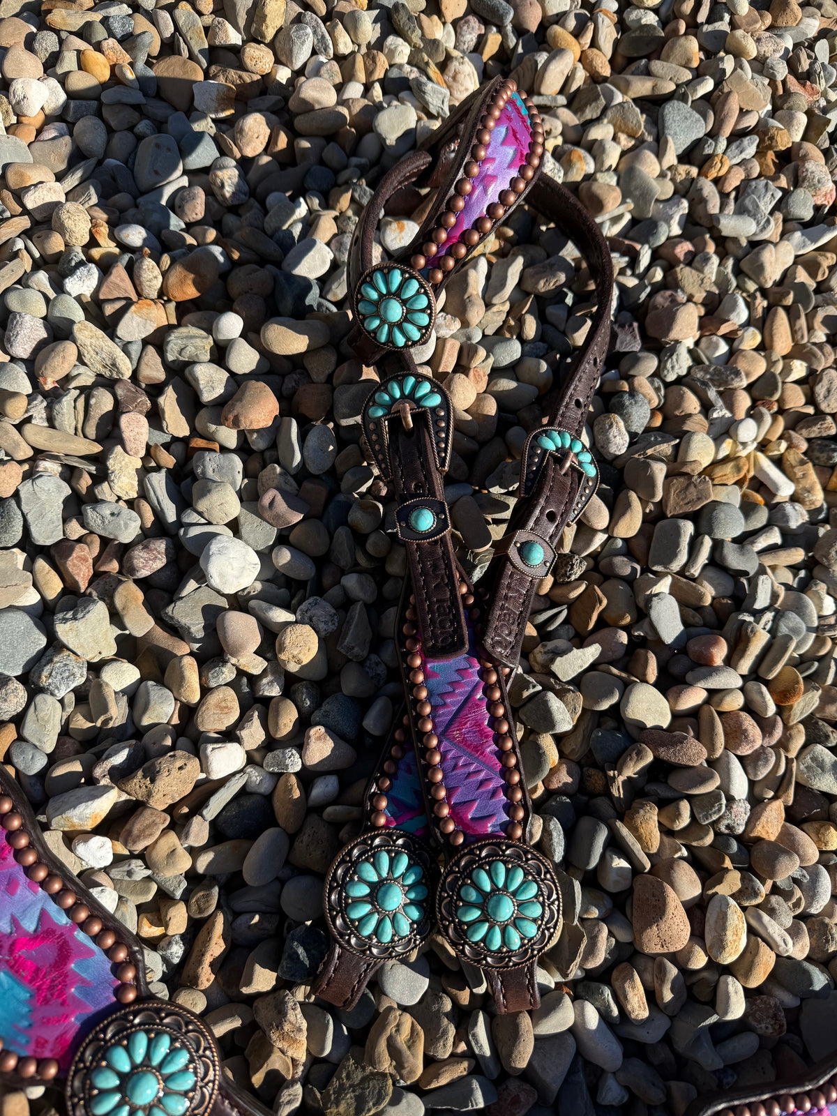Cotton Candy Aztec Premium Tack Set