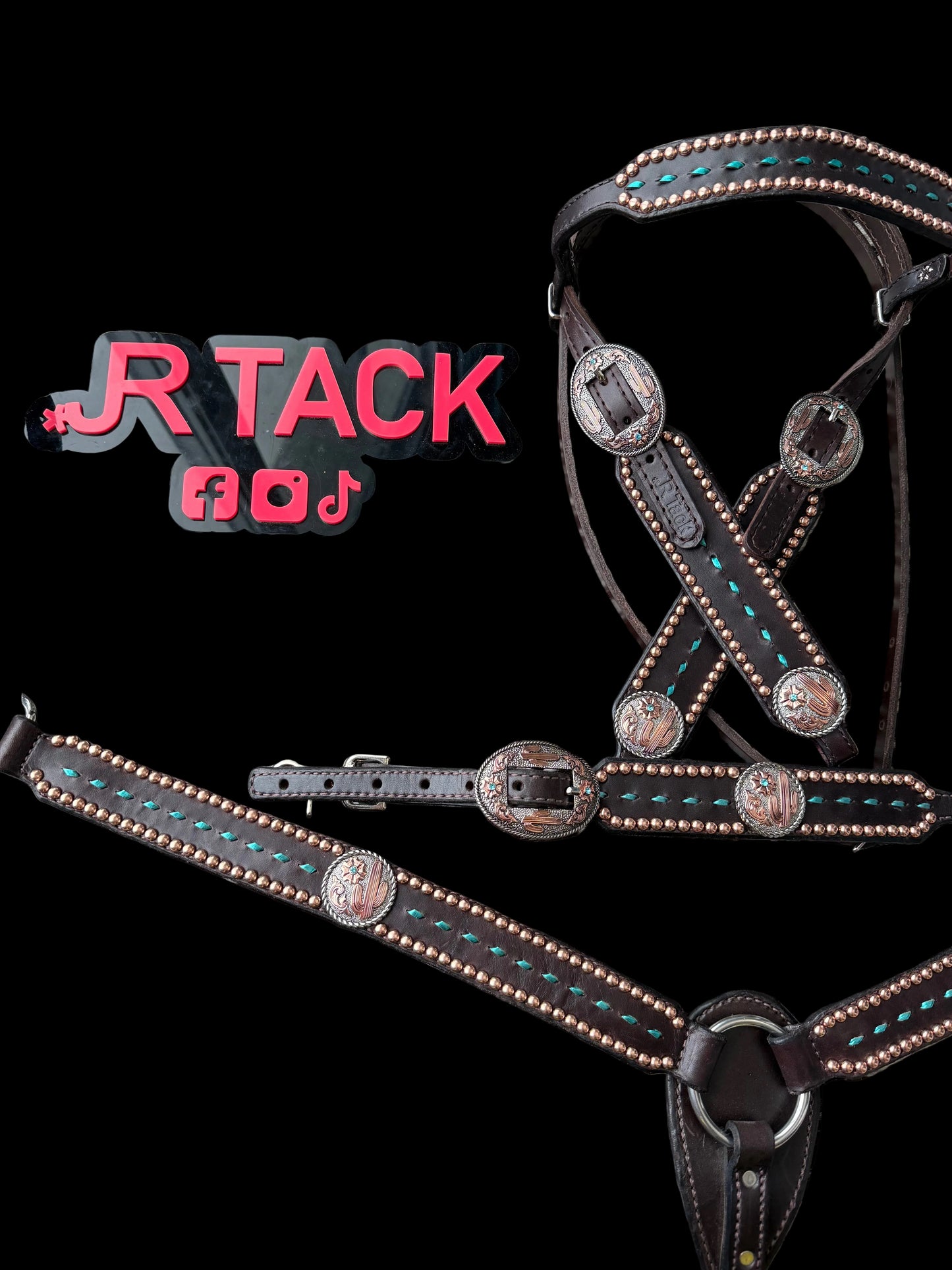 Cactus Dark Oil Premium Tack Set