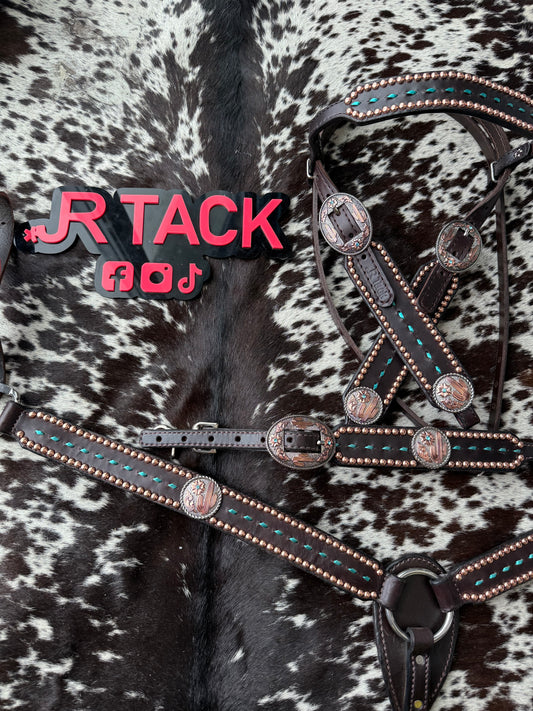 Cactus Dark Oil Premium Tack Set