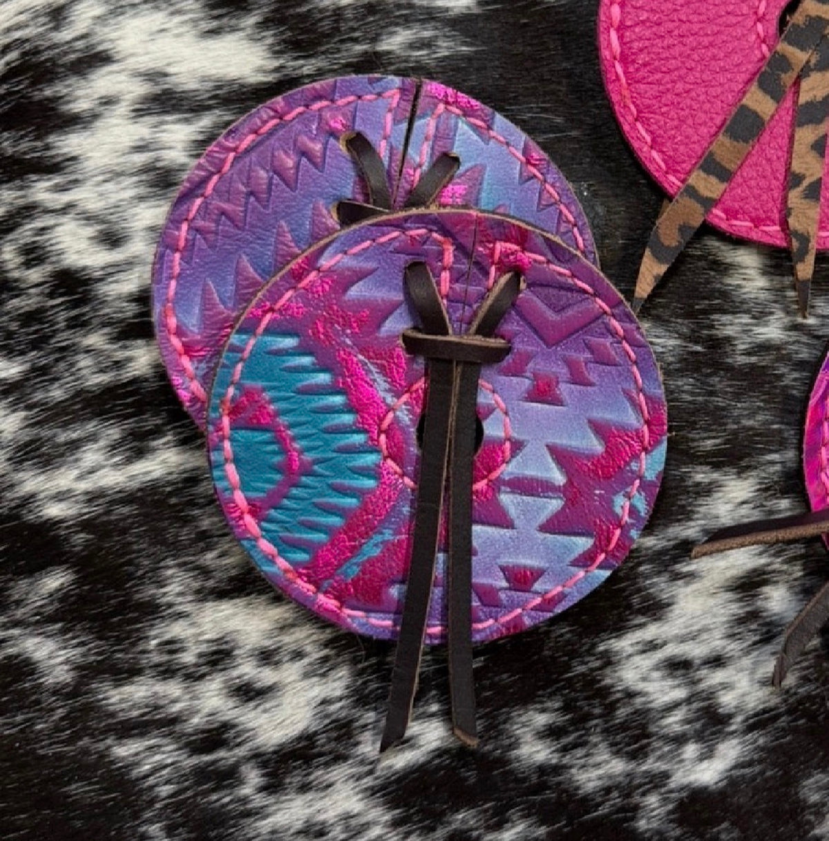 Cotton Candy Aztec Premium Tack Set