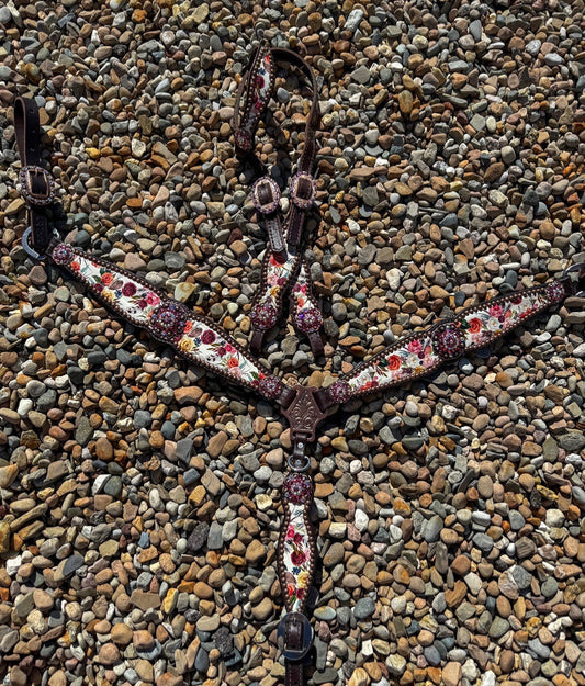 Boho Floral Tack Set