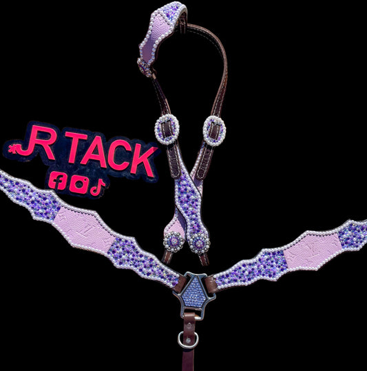 Purple Designer Bling Tack Set Made to Order