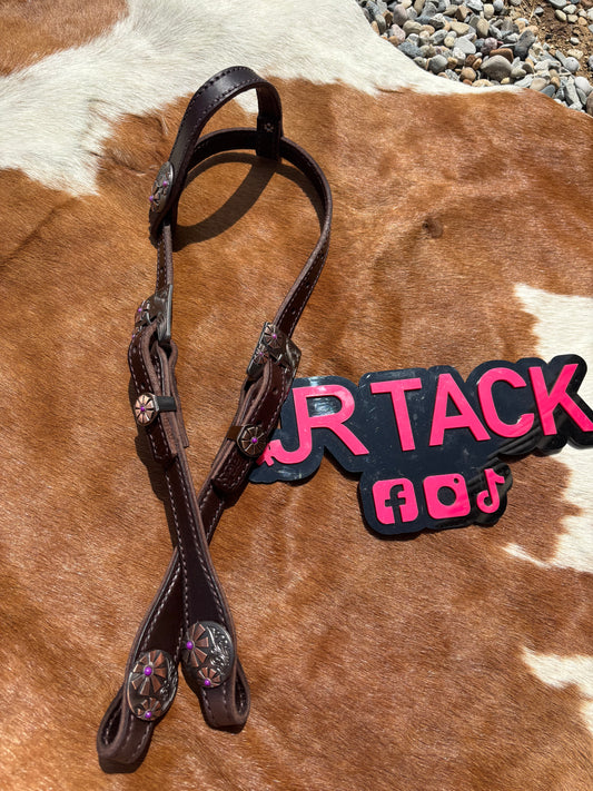 Purple Working Headstall