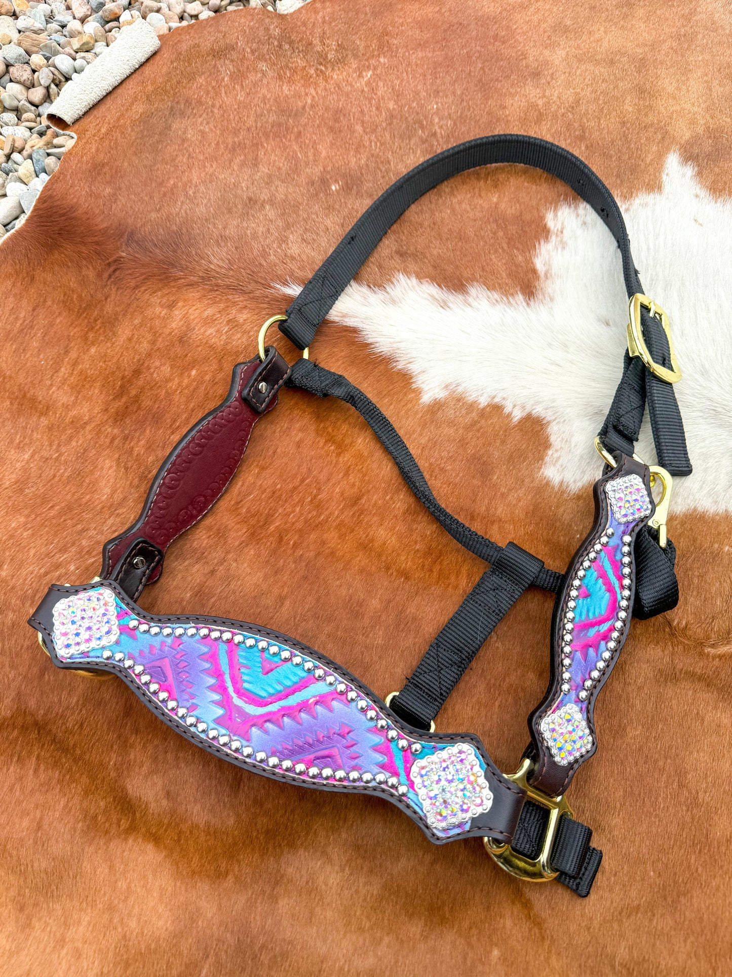 Cotton Candy Aztec Halter