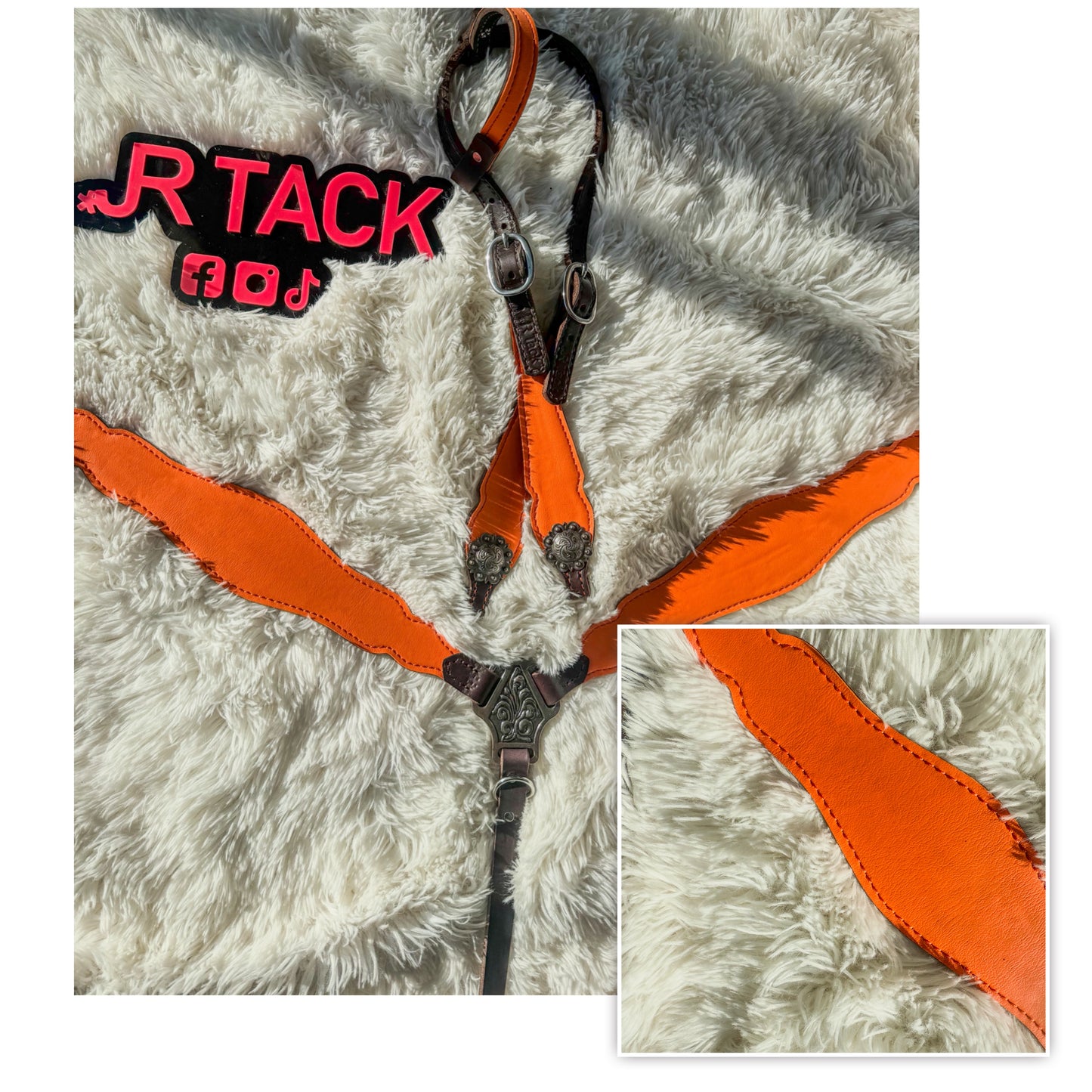 Orange Economy Line Tack Set