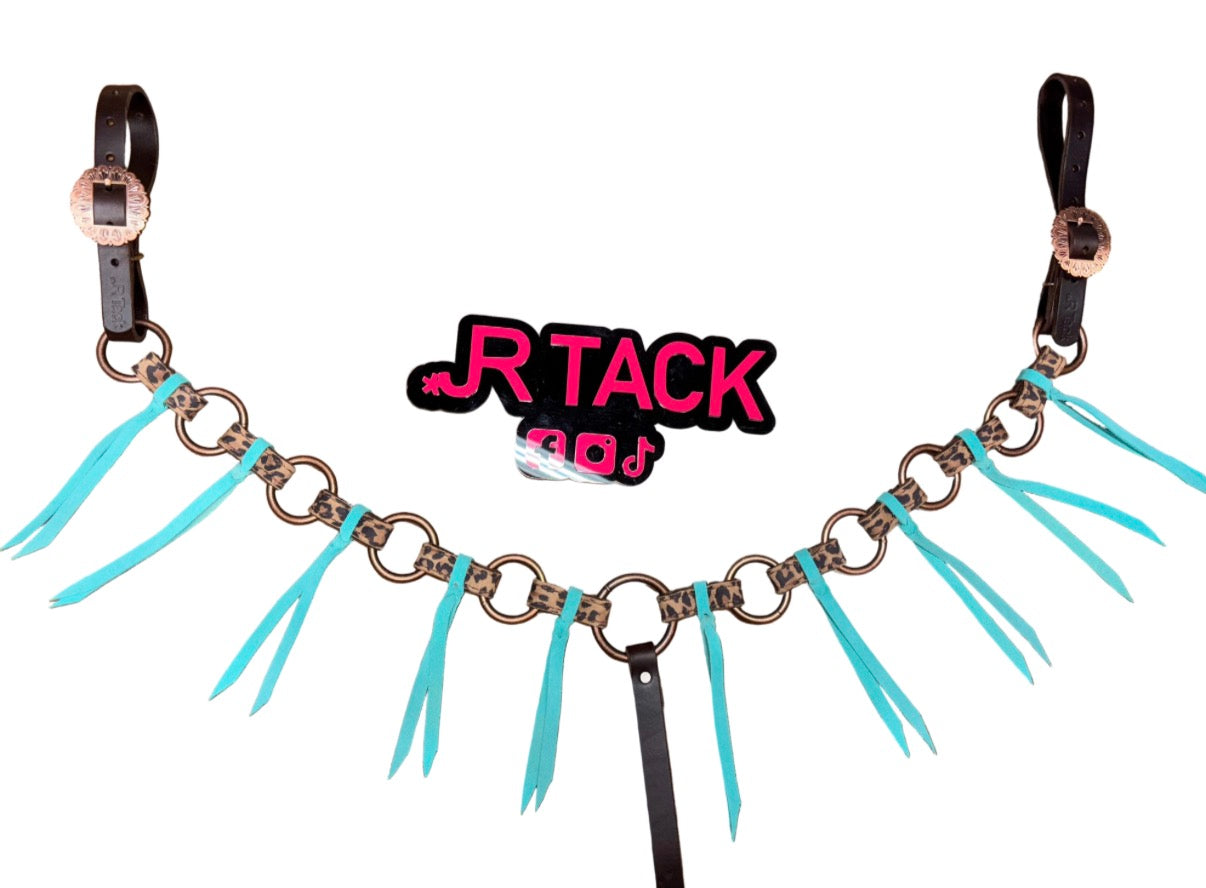 Cheetah Ring Breast Collar Made To Order