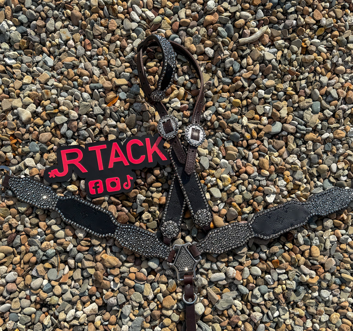 Black and Boujee Premium Tack Set *IN STOCK*